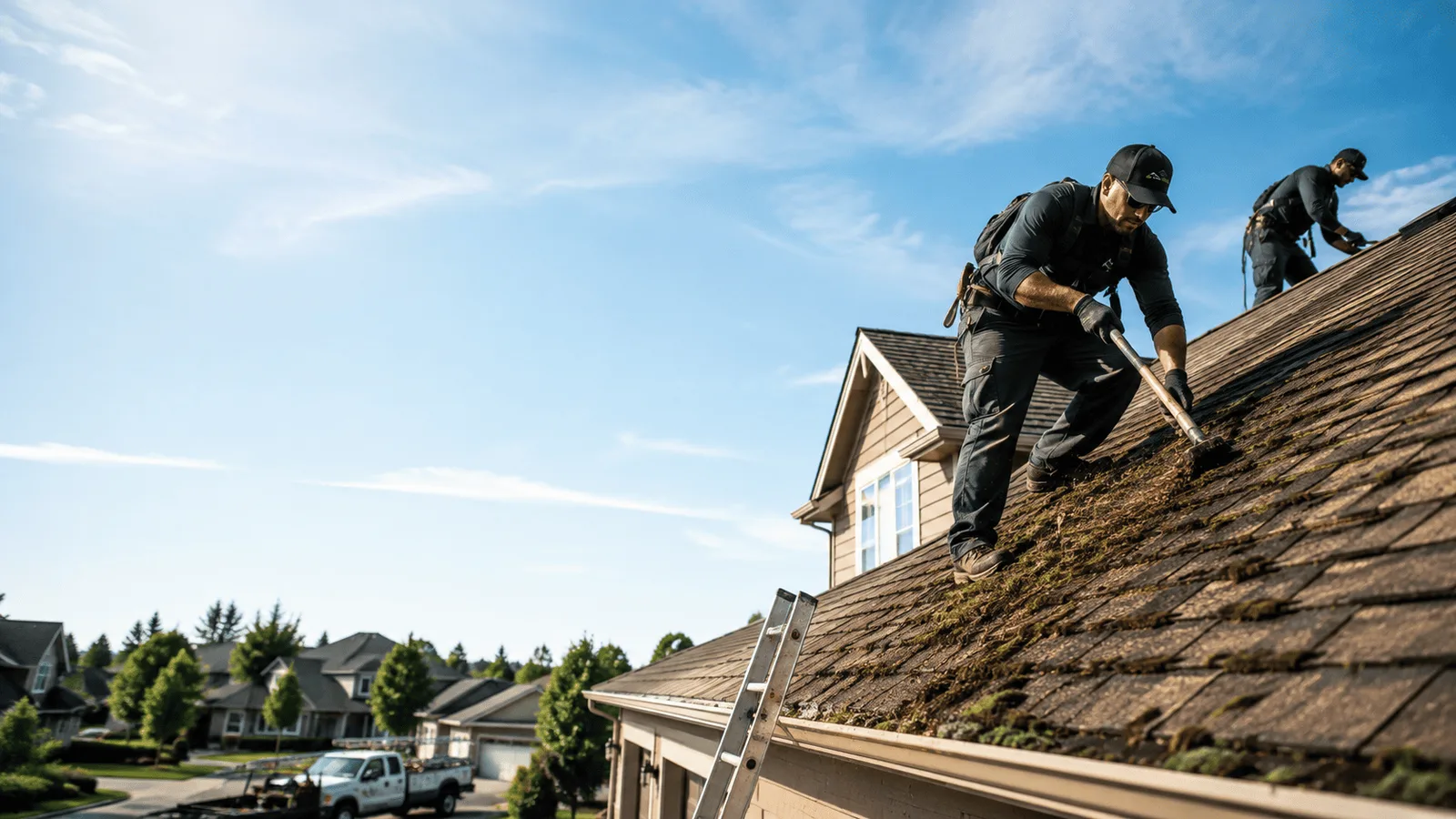 Roof Moss Removal in Jefferson, WI near me